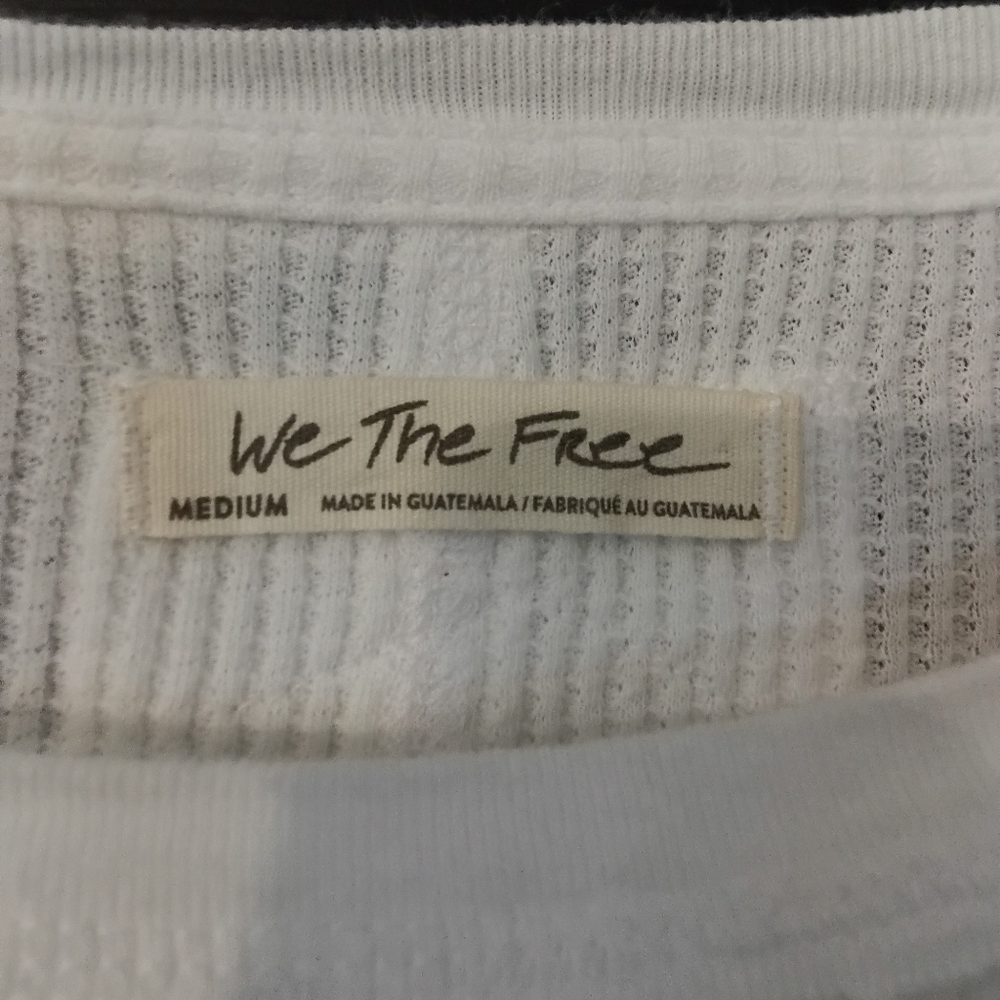 We The Free Sz. M Microphone Drop Oversized Thermal - Picture 11 of 16